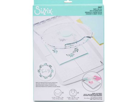 Sizzix Stencil & Stamp Tool Accessory Stamp & Spin Tool For Discount