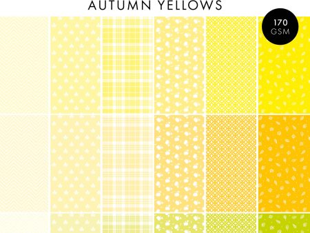 SL Pattern Paper Pad Autumn Yellows Essentials 36 SH Sale