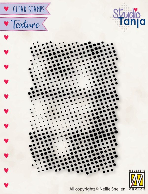 Nellie s Choice Texture Clear Stamp Dots Online Sale