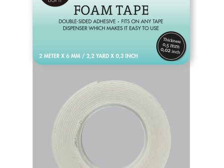 SL Doublesided Foam Tape 0.5mm Thick - 0.6mm Wide Essential Tools 55x55x0.6mm 2 MT nr.01 Online Sale