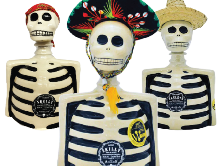 Los Azulejos Skelly Tequila Bundle - 750ml Fashion