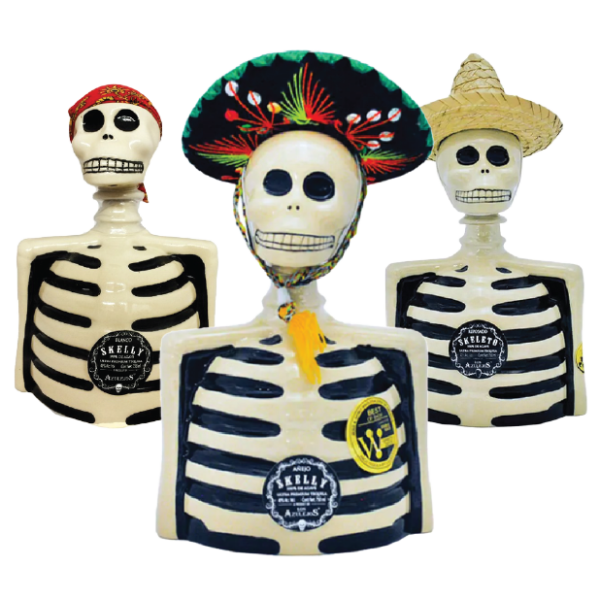 Los Azulejos Skelly Tequila Bundle - 750ml Fashion