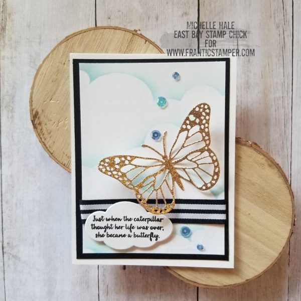 Frantic Stamper Clear Stamp Set - Butterfly Online now