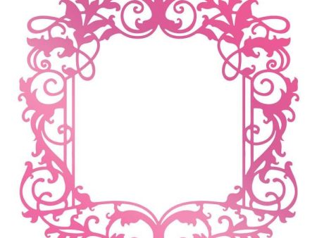 Couture Creations Hotfoil Stamp - Intricate Border Fashion