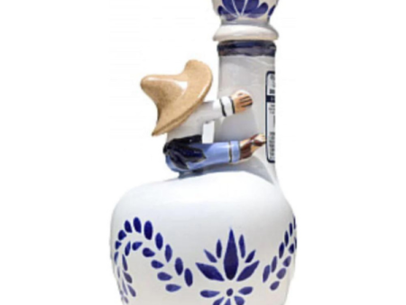 Don Pipocho Extra Anejo White and Blue Ceramic 750ml Discount