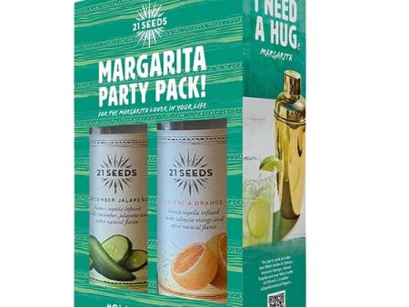 21 Seeds Margaritas Lover Tequila Pack 1ea-Valencia Orange Cucumber Jalapeño Online Sale