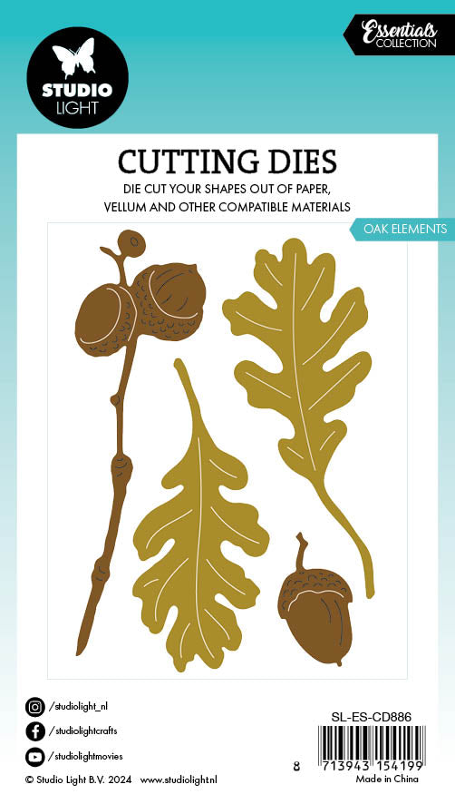 SL Cutting Dies Oak Elements Essentials 4 PC on Sale