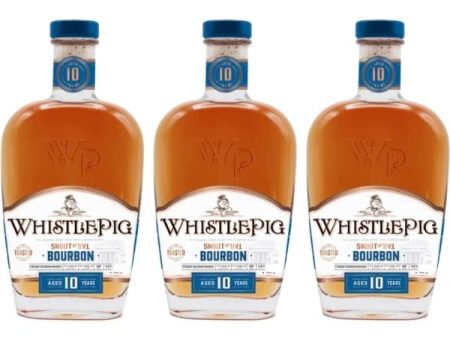 Whistle Pig 10 yr Toasted Bourbon  Snout to Tail  3-Pack Discount