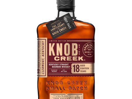 Knob Creek 100 Proof 18 Year Old Kentucky Straight Bourbon Whiskey 750ml Online Hot Sale