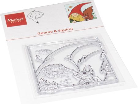 Marianne Design Clear Stamp - Hetty s Gnome & Squirrel on Sale