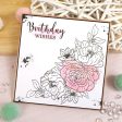 For The Love Of Stamps - Peony Wishes A5 Stamp Set Supply