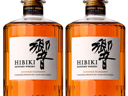 2 Hibiki Suntory Japanese Whiskey Bundle Online Sale