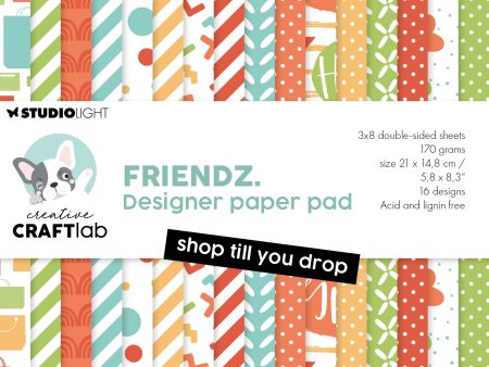 CCL Design Paper Pad Shop Till You Drop Friendz 24 SH on Sale