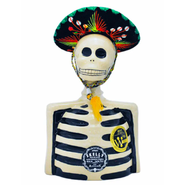 Los Azulejos Skelly Anejo Tequila - 750ml Discount