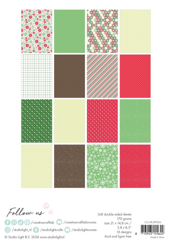 CCL Design Paper Pad Home For Xmas Friendz 24 SH Online Hot Sale