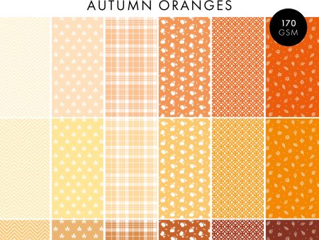 SL Pattern Paper Pad Autumn Oranges Essentials 36 SH Sale