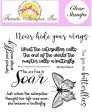 Frantic Stamper Clear Stamp Set - Butterfly Online now