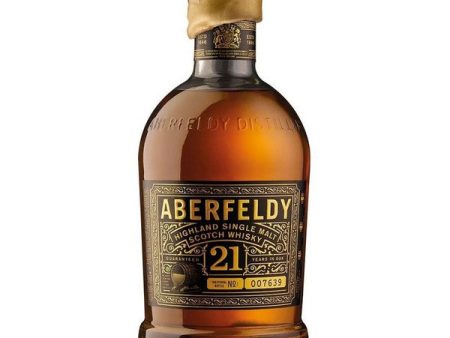 Aberfeldy Highlands Single Malt Whisky 21yr (wood box) Online now