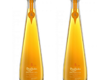 2 Don Julio Primavera Tequila Reposado Limited Edition Package For Sale