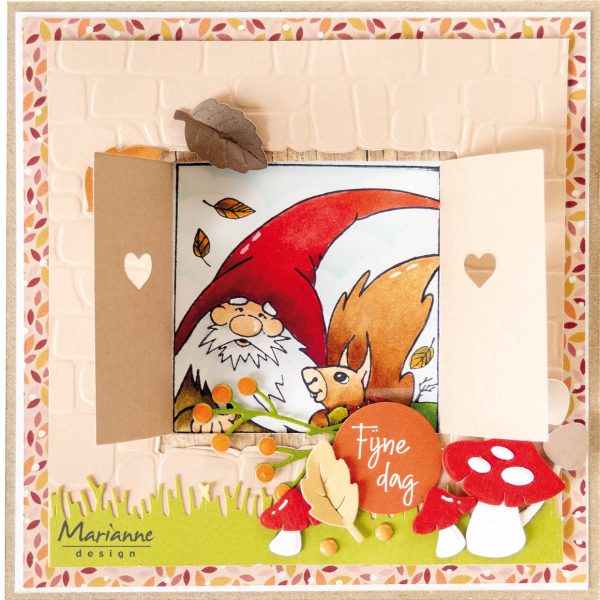 Marianne Design Clear Stamp - Hetty s Gnome & Squirrel on Sale