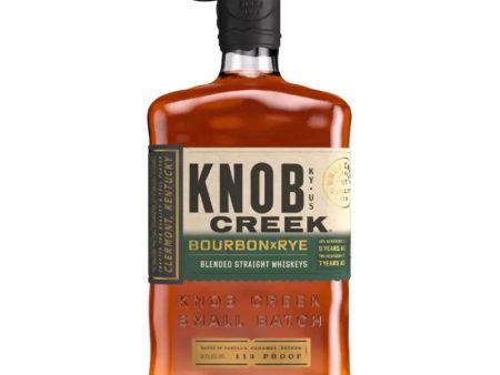 Knob Creek Bourbon X Rye Blended Straight Whiskeys 750ml For Discount