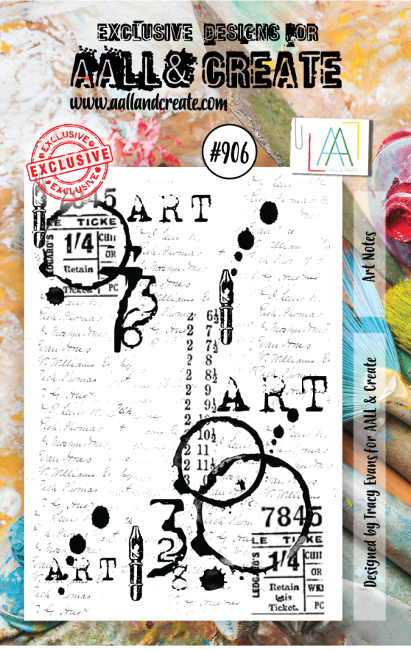 AALL and Create Stamp Set -906 - Art Notes Discount