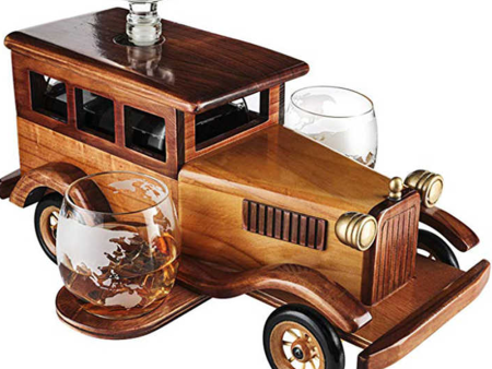 Antique Car Bourbon Gift Set on Sale