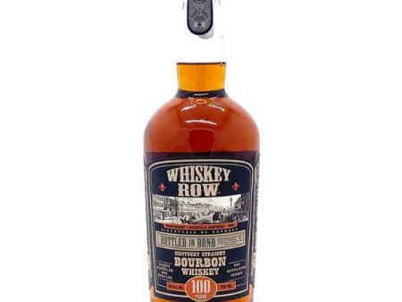 WHISKEY ROW BOTTLED IN BOND KENTUCKY STRAIGHT BOURBON WHISKEY 100 PROOF Cheap