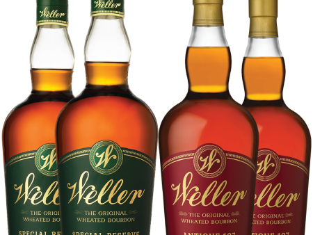 2 W.L. Weller Special Reserve and 2 Antique 107 Bourbon Bundle Online Sale