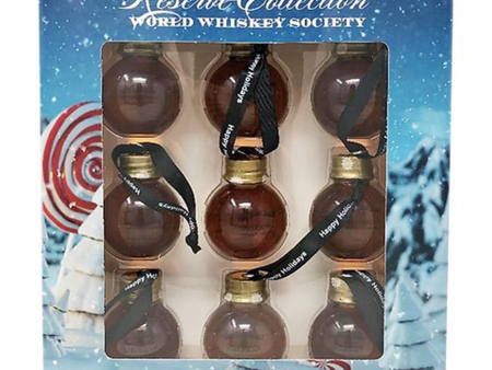 World Whiskey Society Christmas Balls Bourbon - 9 Pack Online Sale