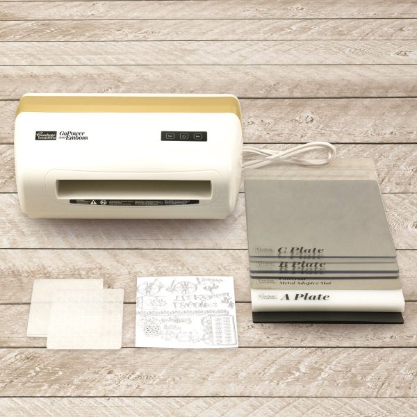 GoPower & Emboss Machine - includes 30 dies & 2 embossing folders Online Sale