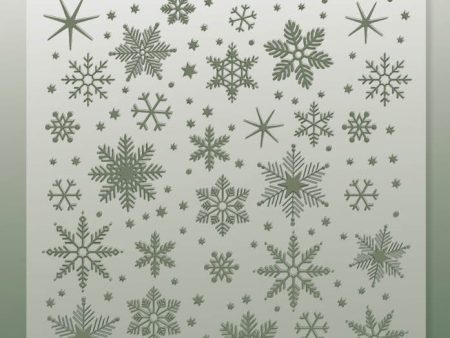 SL Embossing Folder Ice Crystals Essentials 1 PC Fashion