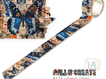 AALL and Create - Washi Tape 25mmx10m - Coral Wings Online