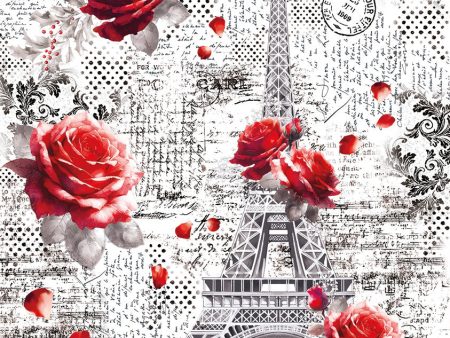 Vellum Paris Je t’aime Paper Patterns A4 6 Pkg Discount