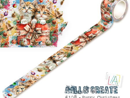 AALL and Create - Washi Tape - Purry Christmas Surprise Online