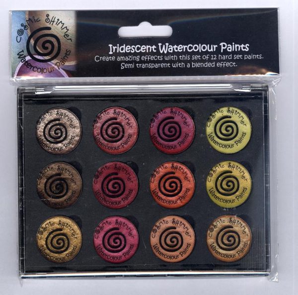 Cosmic Shimmer Iridescent Watercolour Pallet set  - Autumn Sunrise Fashion