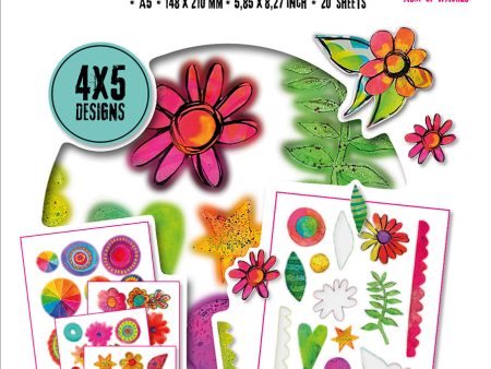 ABM Washi Sticker Sheets Colorful Elements Signature Collection Supply