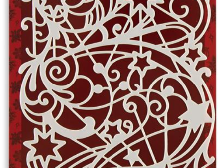 Art Nouveau. Star Swirl Stencil Cheap