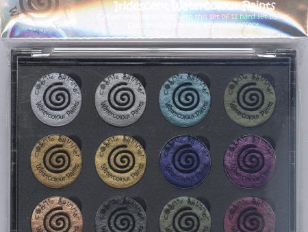 Cosmic Shimmer Iridescent Watercolour Pallet set  - Decadent & Precious Metals For Cheap