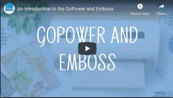 GoPower & Emboss Machine - includes 30 dies & 2 embossing folders Online Sale