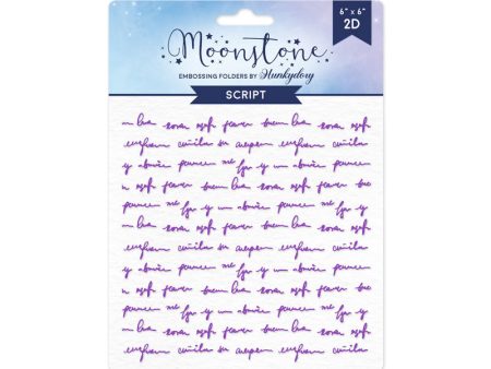 Moonstone Embossing Folders - Script Online