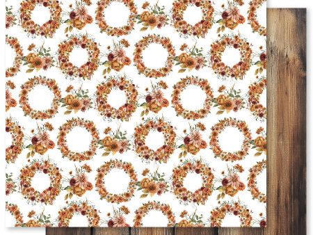 Autumn Florals C 12x12 Paper (12pc Bulk Pack) 32970 Online Sale