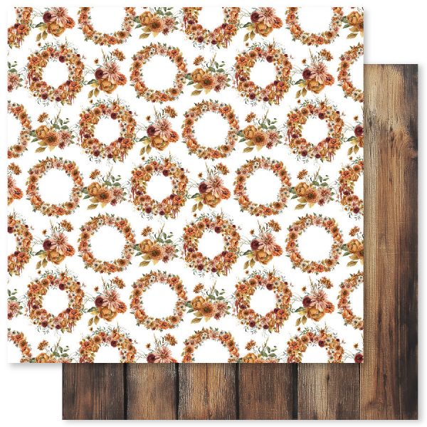 Autumn Florals C 12x12 Paper (12pc Bulk Pack) 32970 Online Sale