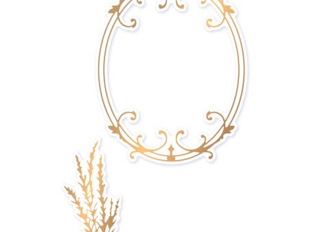 Couture Creations - Lavender Love Cut & Create Die - Wrought Iron Frame (2pc) Discount