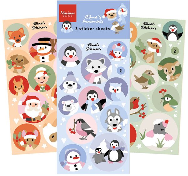 Marianne Design Eline s Animals Christmas & Winter For Discount