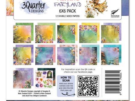 3Quarter Designs Visiting Fairyland 6x6 Paper Pack Online Hot Sale