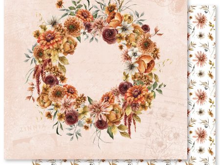 Autumn Florals F 12x12 Paper (12pc Bulk Pack) 32979 For Cheap