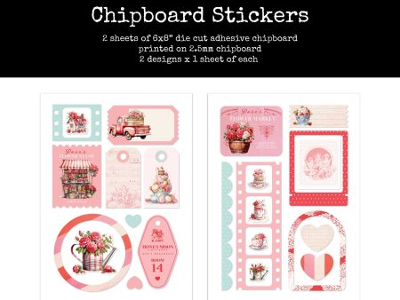 Candy Treats 6x8 Chipboard Sticker Pack 33423 Fashion