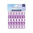 Moonstone Embossing Folders - Fabulous Fair Isle For Discount