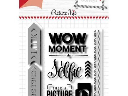 Scrap Stencil & Stamps - Picture Kit on Sale